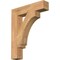 Ekena Millwork Imperial Block Smooth Bracket, Western Red Cedar, 3 1/2"W x 18"D x 22"H BKT04X18X22IMP05SWR - alternate 1